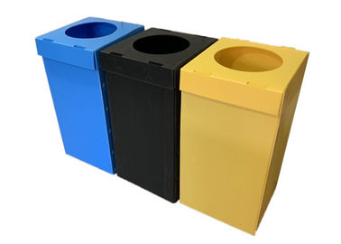 Reciclaje de la caja acanalada plegable de los PP del cubo de la basura